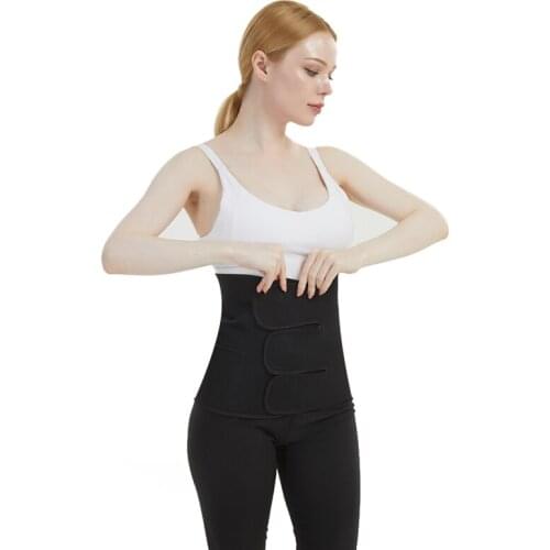 Steel Bone Sauna Effect Waist Trainer Corsets Sweet Sweat Body Shape Sweat Shape Belts Shapewear PU Velcro Belts Waist Trainer