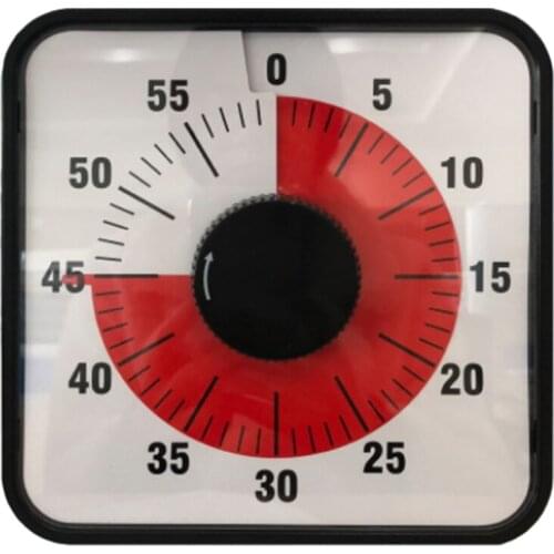 Vision Timer 60 Minute Timing Hind Leg Stand Countdown Clock Kitchen Baking Timer for Classrooms or Meetings