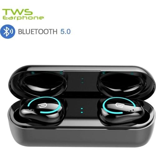TWSEarphone i8 TWS 5.0 Bluetooth Headphone 3D Stereo Wireless Headphones Earphone wit Microphone Noise Cancelling Gaming Headset