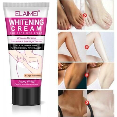 Body Underarm Whitening Cream Moisturizing Body Lotion Instant Dark Skin Bleach Lotion Concealer