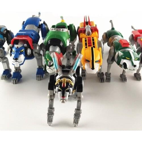 Voltron Beast King GoLion Lion Force Keith Lance Sven Hunk Laura Model Anime Action Figures Favorites Collect Ornaments