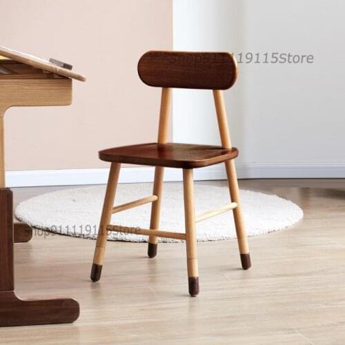 All Solid Wood Chair Oak Armchair Childrens Writing Chair Lifting Household Simple Student Chair