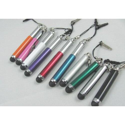 10pcs/lot Wholesale Retractable Stylus Useful Touch Screen Pen for iPhone 4S 4 3GS iPod Touch iPad