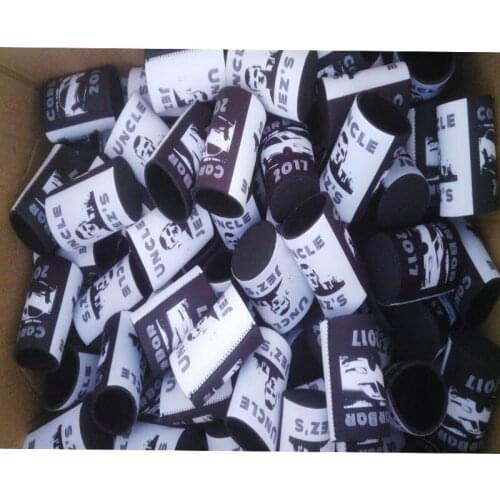 200pcs Custom Logo Thermo Bag Bolsa Termica Wedding Gift Neoprene Cool Bag Waterproof Insulated Stubby Covers For Beer Cans