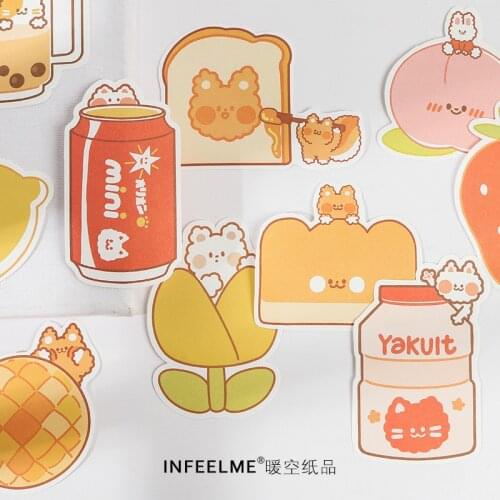 30 Pcs Memo Pad Sunny day series Notes Creative handbook message notes Notepad School Office Supply Escolar Gift Stationery