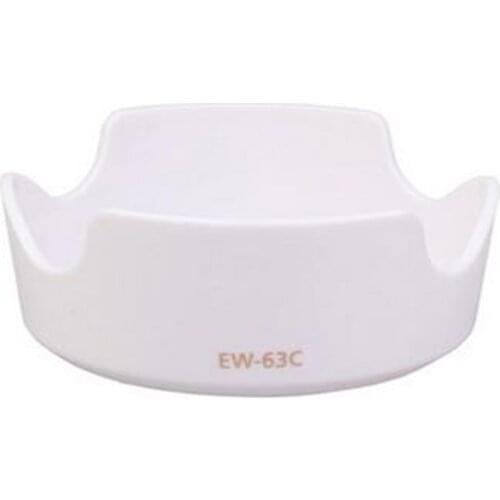 White EW-63C EW63C Camera Lens Hood 58mm Petal baynet lens hood for canon 100d 700d 760d EF-S 18-55mm f/3.5-5.6 IS STM 10pcs