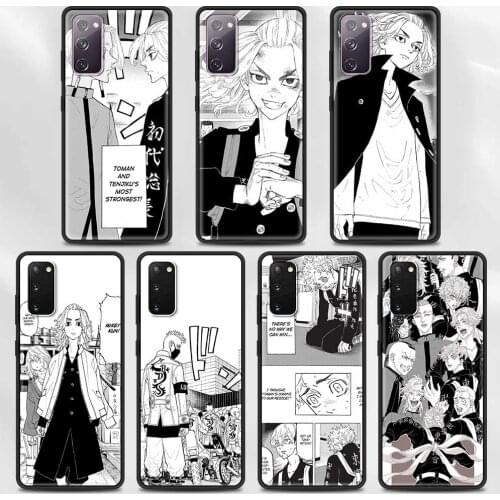 Tokyo Revenge Manga Phone Case For Samsung Galaxy S21 Ultra S20 S10 S9 Plus S10Lite S10e S20FE Cover Black Shell Soft Funda