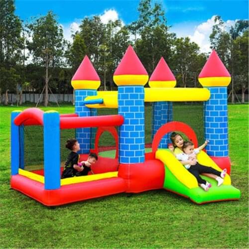 Indoor Outdoor Kids Playground Infantil Slide Inflatable Castle Jumping Bouncy Trampoline Amusement Park Soft Play Equipment