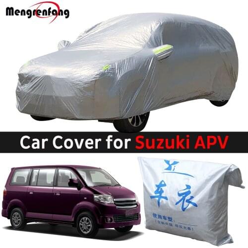 For Suzuki APV Car Cover Anti-UV Outdoor Sun Shade Rain Snow Frost Dust Protector MPV Cover Windproof