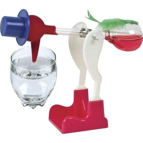 Creative Non-Stop Liquid Drinking Glass Lucky Bird Funny Duck Drink Water Desk Toy Perpetual Motion Duck Drink Water Desk Toy