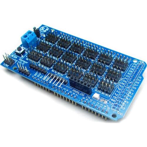 MEGA2560 ATmega2560-16AU Sensor Shield Sensor Expansion Board V2.0 with Bluetooth SD Card APC220 Wireless RF Ultrasonic Sensor