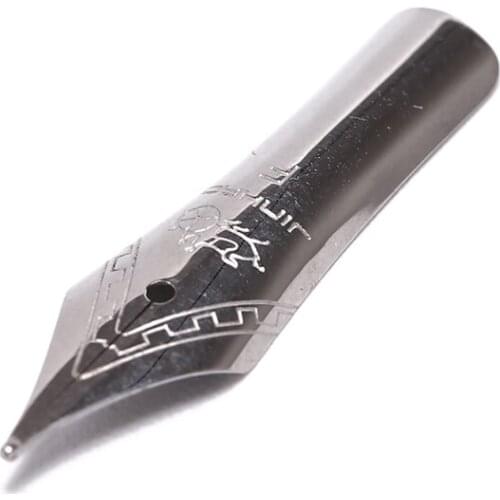 Metal Straight Fountain Pen Nib Small Tip Universal Design Silver Pen Nib Use For Most Of The Pen