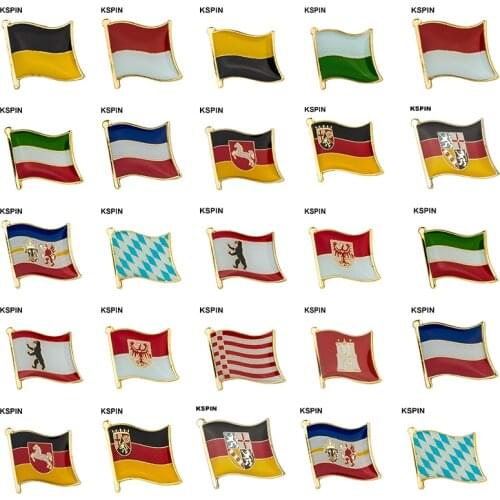 Badge Metal Germany Flag Metal Lapel Pins Badges On A Pin Brooch Jewelry Rozetten Papier