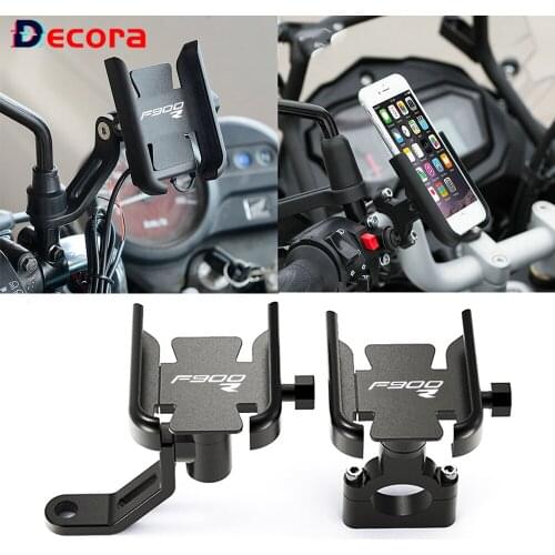 Modified Mobile Phone Holder Motorcycle Handlebar Mount Braket GPS Stand Accessories For BMW F900R F 900 F900 R All Years Black