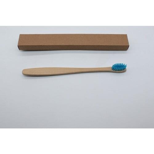 Wholesale 500PCS Environmentally Wood Toothbrush Soft bristles Novelty Bamboo Tooth Brush Bamboo Fibre Wooden Handle