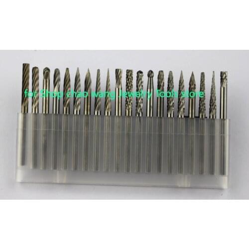 3.0mm Shank Tungsten Carbide Rotary Files Set