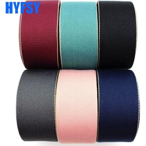New 1-1/2 38mm double-sided cotton ribbon 10 yards plain cotton ribbon DIY handmade materials gift packaging headdress clothing
