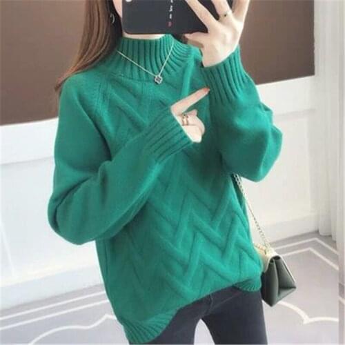2021 Spring Autumn New Pullover Sweater Women Autumn Winter Knit Sweater Loose Women Sweaters Plus Size Womens Jumper 70