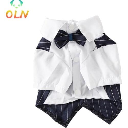 Cat Dog Clothes Spring And Summer Pet Cat Thin Section Small Suit Dress Teddy Shirt Halloween Cat Christmas Costume Set