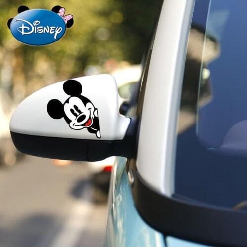 Disney Personality Mickey Mouse Creative Decorative Sticker Cartoon Mickey Mouse Car Car Sticker Scratch Cover Door Sticker