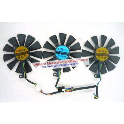 Original Graphic card cooling fan for STRIX-RX480-O8G-GAMING GTX1060-O6G-GAMING GTX1070 FDC10H12S9-C FDC10U12S9-C FONSONING