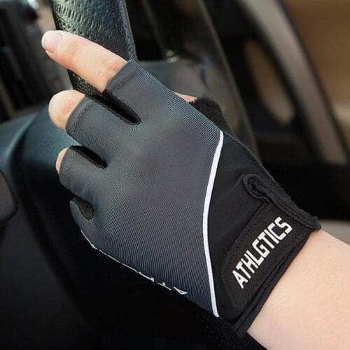 Fingerless Gloves Non-slip Ultrathin Half Finger Breathable Gloves Outdoor Bicycle Gloves For Driving