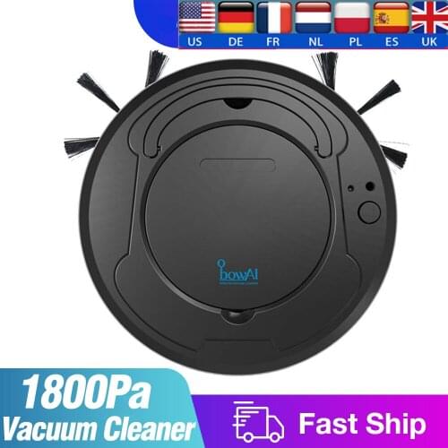 Robot Vacuum Cleaner 1800Pa 3-In-1 Auto Rechargeable Smart Sweeping Robot Dry Wet Sweeping Vacuum Cleaner Smart Floor Cleaner