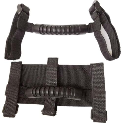Roll Bar Grab Handle Handles Black for Jeep Wrangler CJ YJ TJ JK This Roll Bar Grab Handles was designed for Jeep Wrangler