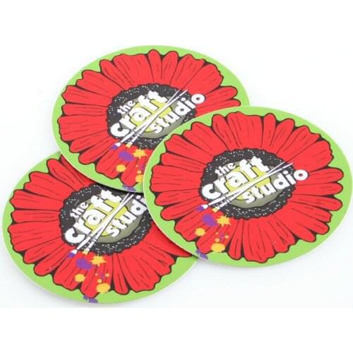 Screen Printing weather resistant Easy Removable Vinyl die cut sticker Custom aluminum foil beer label ----DH12373