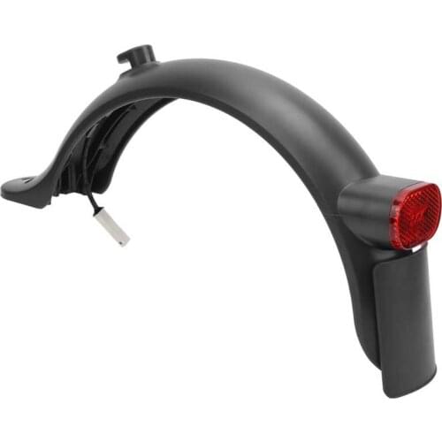 Electric Scooter Rear Mud Guard with Tail Light Licence Rack Hanger Electric Scooter Rear Mudguard Fender for Xiaomi M365 PRO