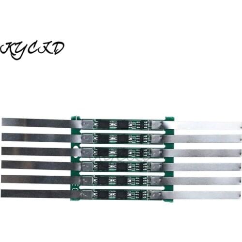 10pcs/Lot BMS 1S 3.7V 5A 18650 Li-Ion Lithium Batter Charger Protection Board with Nickel Strip For 1x18650 Power Bank Charging