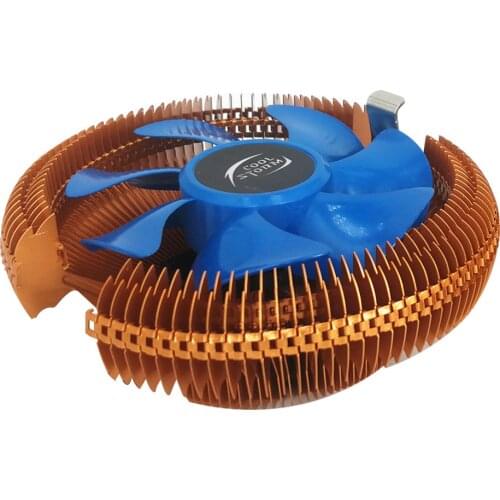 12V 3pin CPU Cooler LED Aluminum Heatsink Cooling CPU Fan Air Cooler Ventilador for LGA 775 1150 1155 1156 AMD 1366 2011
