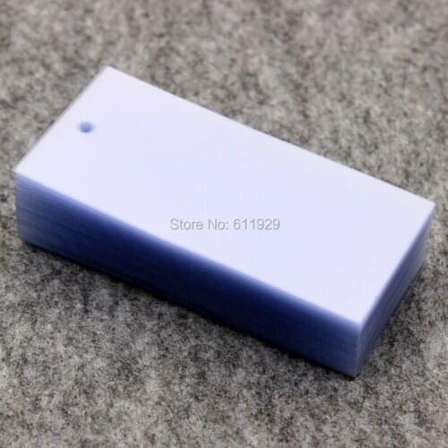 Stock clear PVC hangtag/clothing blank transparent tag/clothing label/garment plastic tags Free shipping+drill hole 500pcs a lot