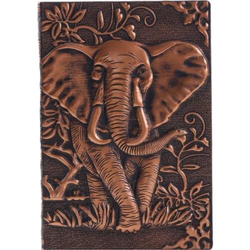 A5/A6 New arrival Embossed Notebook PU leather Travel Notepad , 100 sheets, 80 gsm Line Page, TPN042