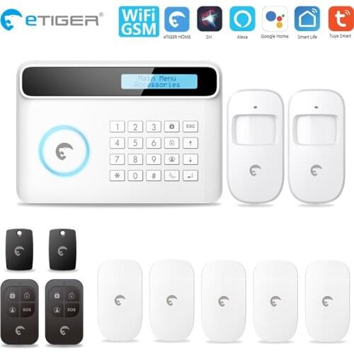 Etiger S4 Plus Tuya Smart WiFi/GSM Security Motion Detector Home Smart Door Window Contact Sensor
