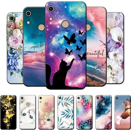 For Huawei Y6 2019 Case For Huawei y6 2019 MRD-LX1 Silicone Phone Cases For Huawei Y6 2019 Soft TPU Bumper Cute Back Cover Cases