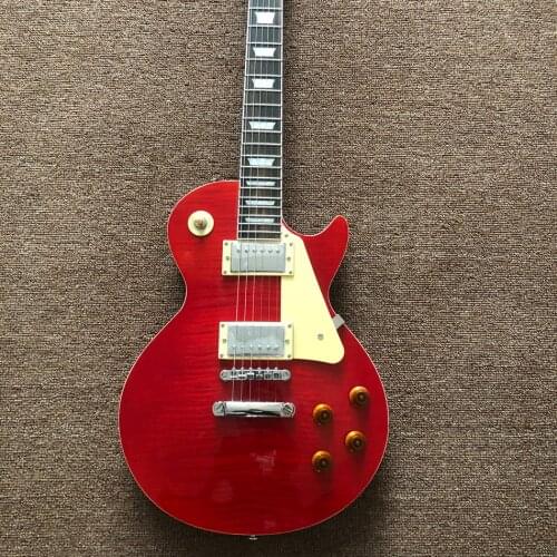 Hot Sale Electric Guitar,Rosewood Fingerboard ,Maple Top Chrome Hardware Free Shipping