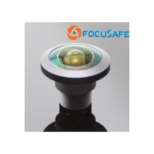 Focusafe 8 Megapixel Fisheye Lens 1/2.7" 1.15mm Wide Angle of View 220degree CCTV Camera Lens for Panoramic viewing