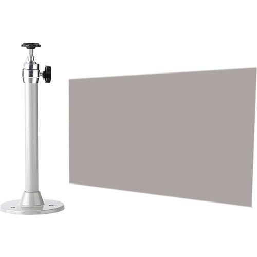 Hot-21.5Cm Universal Aluminum Projector Bracket For Projector & Projector Simple Curtain Anti-Light Screen 80 Inches