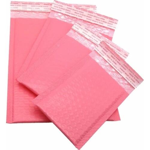 50 PCS Bubble Envelopes Gift Bags Bubble Envelope Business Package Soft Cushion Envelope Pink Envelope