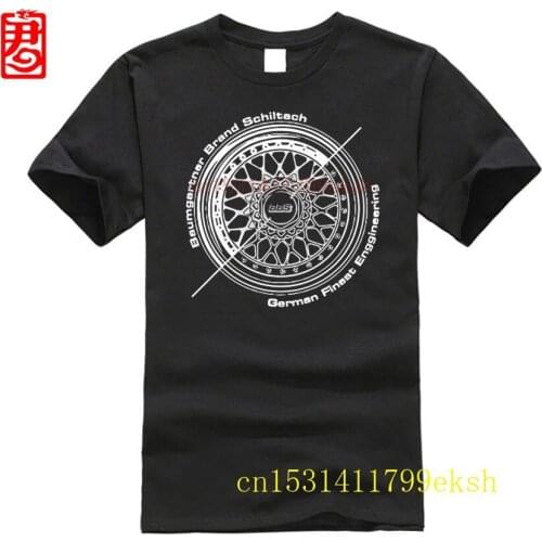 Men T shirt BBS Wheels Automotive Fashion T Shirt Classic Tops Tee funny t-shirt novelty tshirt men