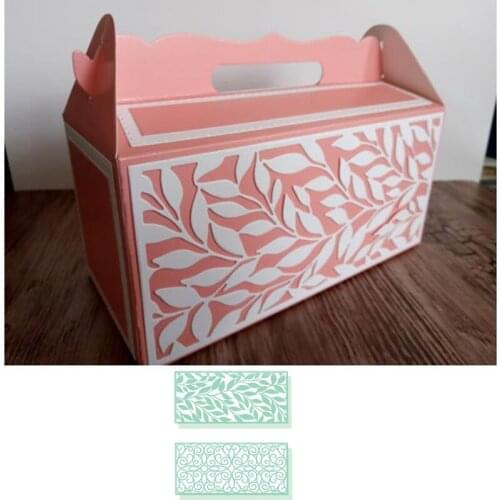 Cirrus Leaf Frame Metal Cutting Dies Stencils for DIY Scrapbooking Embossing Photo Album Decoration Paper Cards Crafts Die Cut