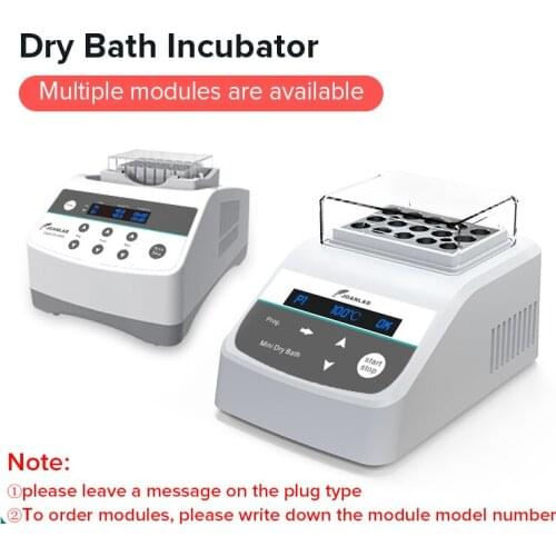 Digital Display Portable Thermostatic Dry Bath Incubator With Heating Block 0.2ml 0.5ml 1.5ml 2ml 15ml 50ml 220v Lab Equipment