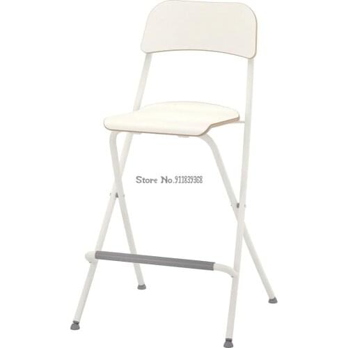 Nordic Ins Net Red Bar Chair Frank High Chair Folding Stool Bar Chair Kitchen Chair Back Chair Fashion