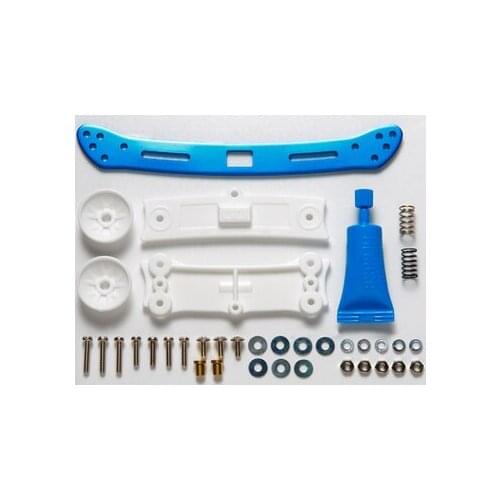 TAMIYA Mini 4WD Racer Wide Rear Sliding Damper Accessories Blue Limited Edition Low Friction Spring Phoenix 95057