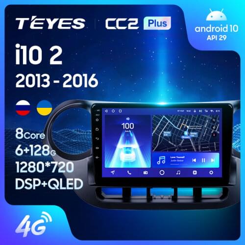 TEYES CC2L CC2 Plus For Hyundai i10 2013 - 2016 Car Radio Multimedia Video Player Navigation GPS Android No 2din 2 din dvd