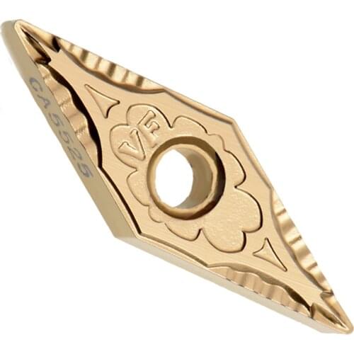 100% Original VBMT 160402 VBMT160402VF CA5525 VBMT160402 VF Carbide Inserts Processing Steel Lathe Cutter Turning Tools CNC