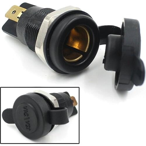 12V 300W Cigarette Lighter Power Socket Plug Outlet Car Motorcycle Motorbike C63D