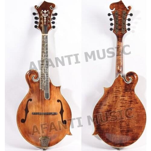 Afanti Solid Spruce top / Flamed Maple Back & Sides / Afanti Mandolin (AMB-217)