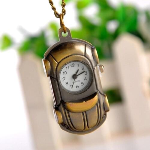 Antique Watch Hang Watch with Long Chian Portable Pocket Watch Simple Creative Gift Waterproof Mechanical Pocket Watch